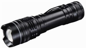 Professional 4 LED-Taschenlampe schwarz
