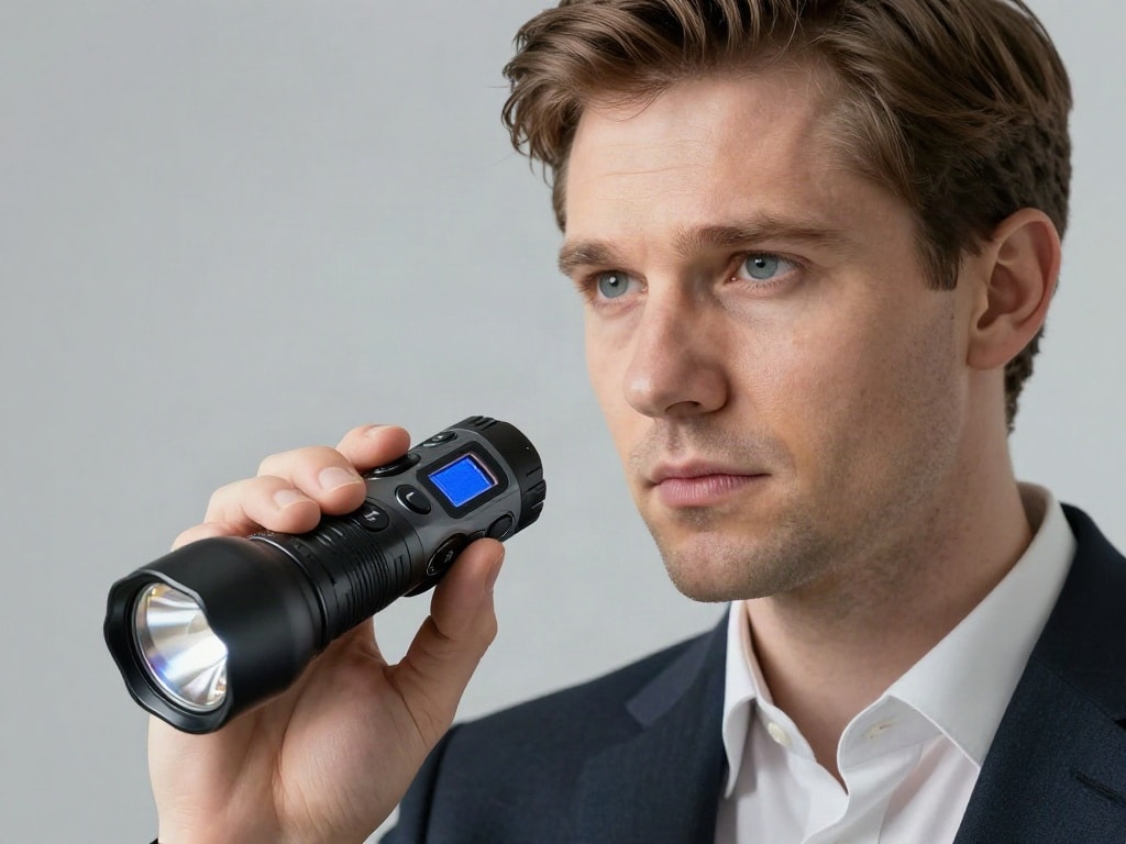 Anduril vs einfache Bedienung Taschenlampe