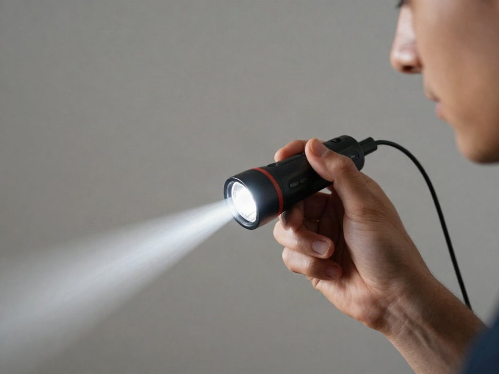 Taschenlampe während Laden benutzen