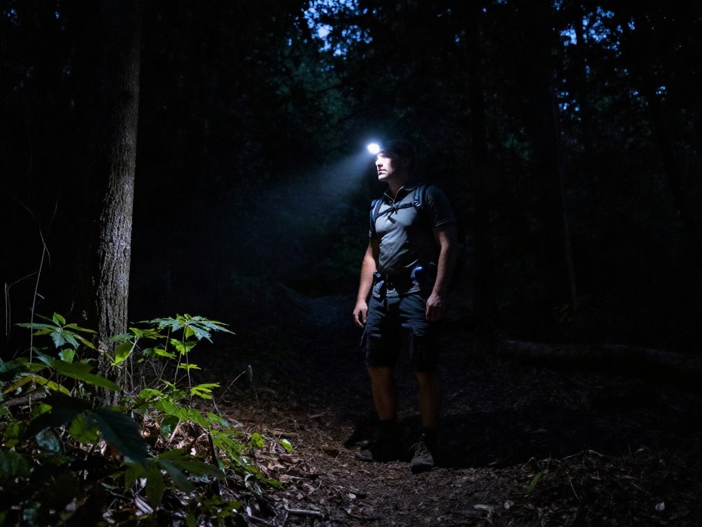 Taschenlampe Nachtwanderung