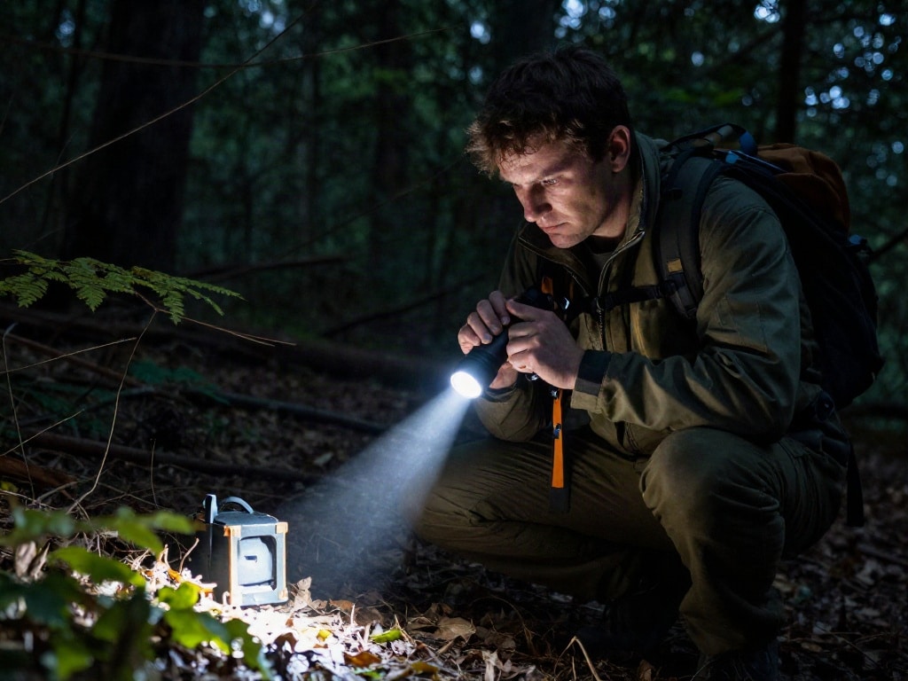 Taschenlampe Geocaching