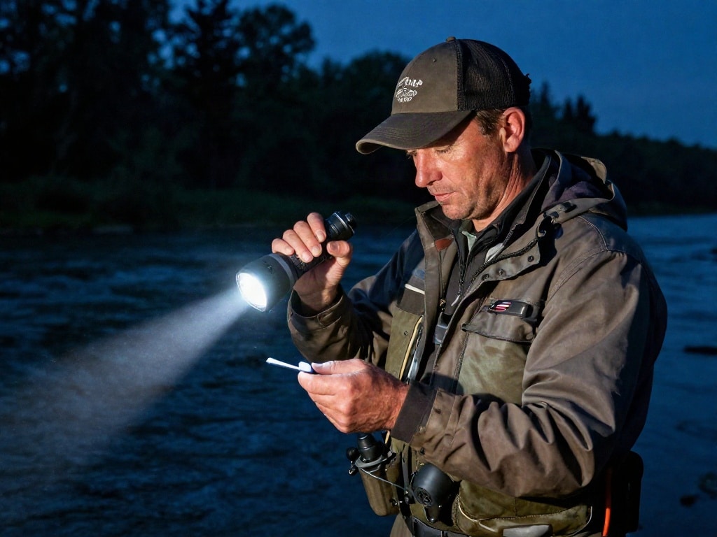 Taschenlampe Nachtangeln