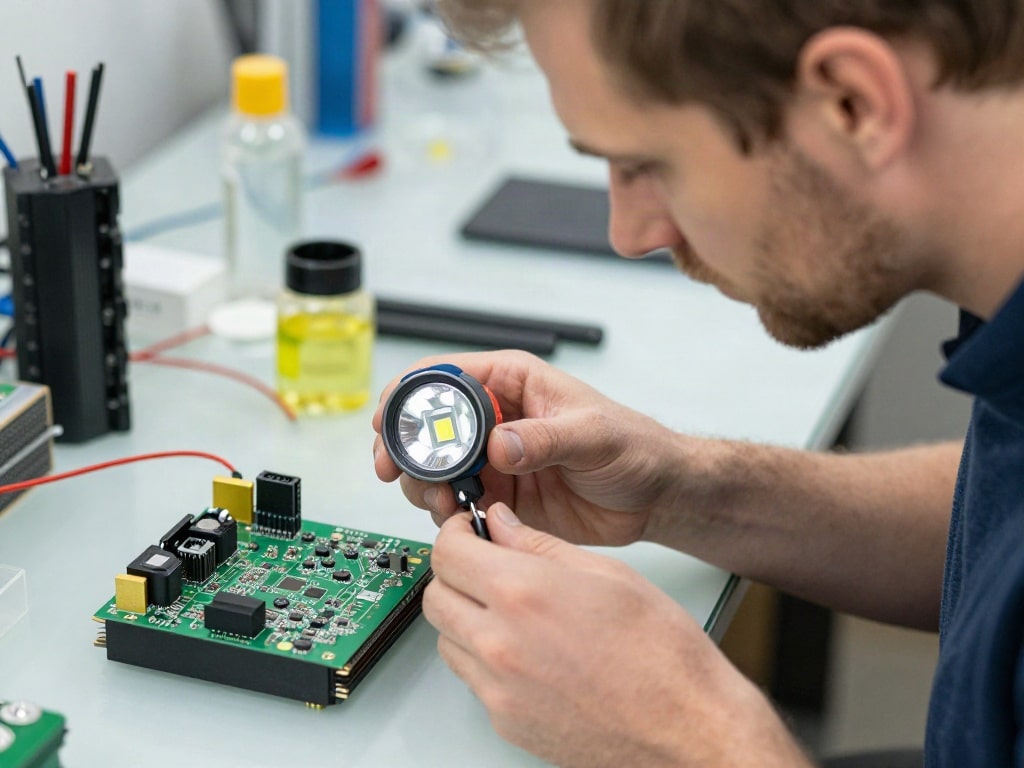 Taschenlampe konstante Helligkeit