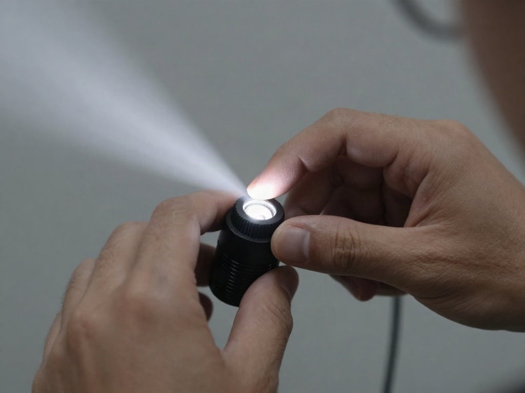 stufenlose Helligkeitsregelung Taschenlampe