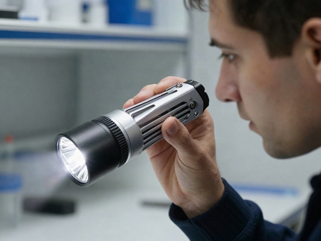 Taschenlampe Wärmeableitung