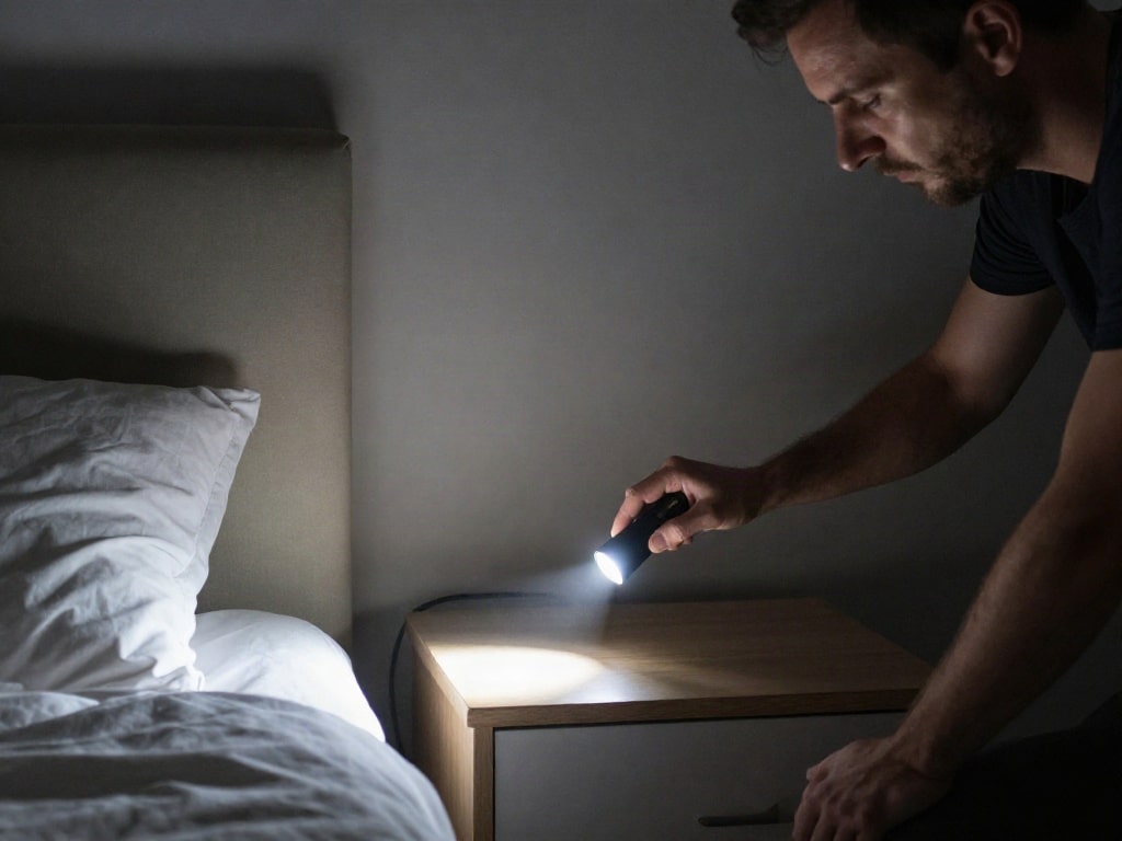 Notfall Taschenlampe aufbewahren